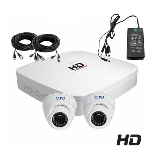 1MP HDCVI Dome Pack - 2 Dome Camera's